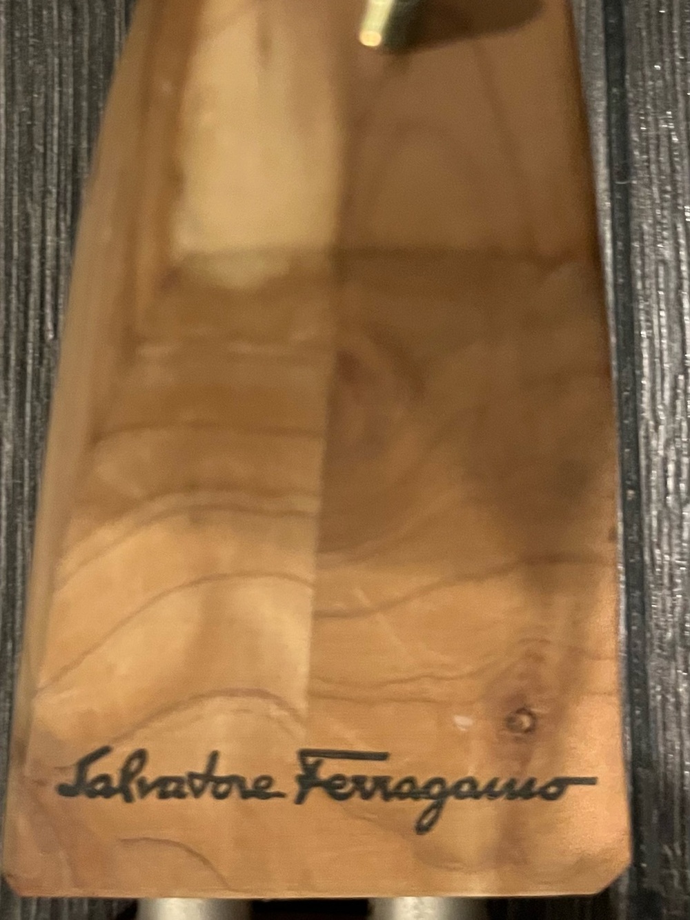 SALVATORE FERRAGAMO Wood ITALIAN Shoe Trees, OSFM-MD 41 ORIG $150+! LUX DEAL!